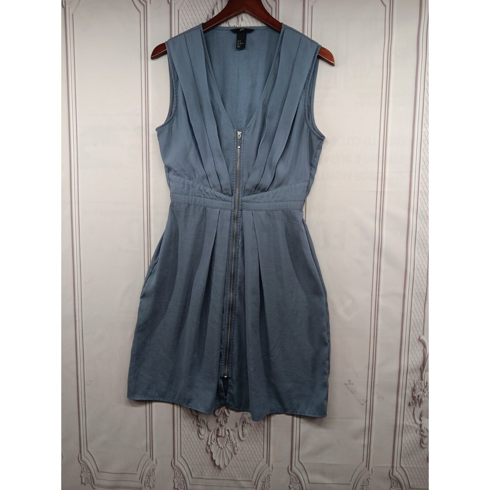 H&M Blue Sleeveless Dress
